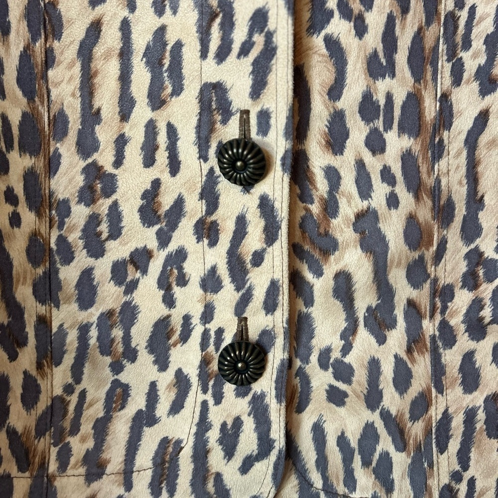 Vintage Painted Pony Leopard Jacket size SP - Picture 5 of 9